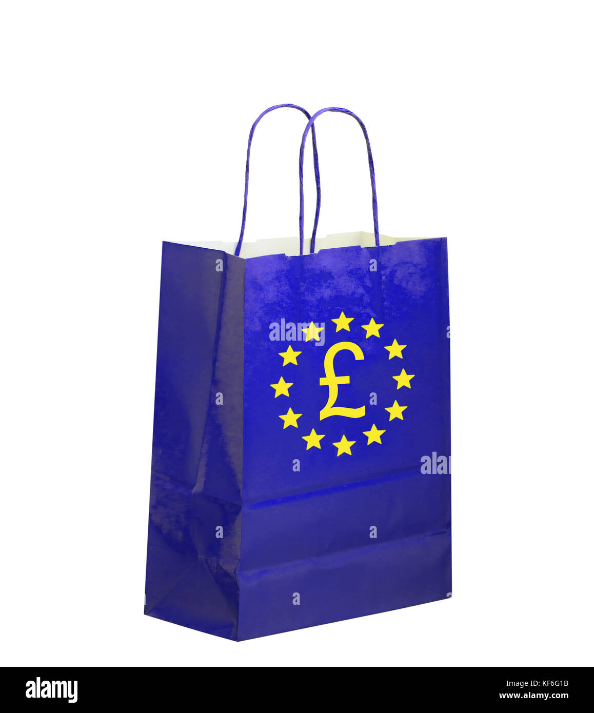 Political concept UK, Brexit. Europe going shopping Stock Photo