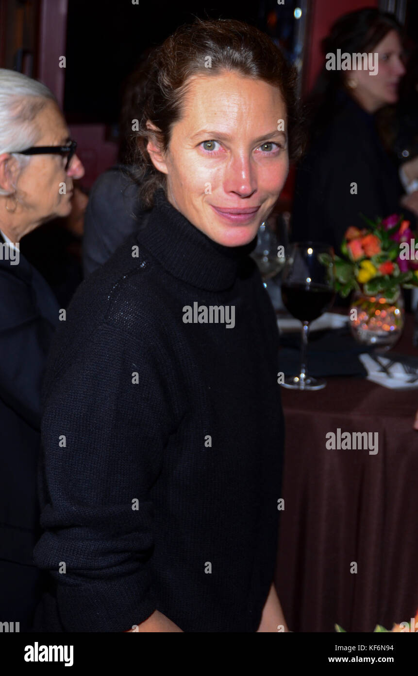 New York, NY, USA. 25th Oct, 2017. Christy Turlington attends the