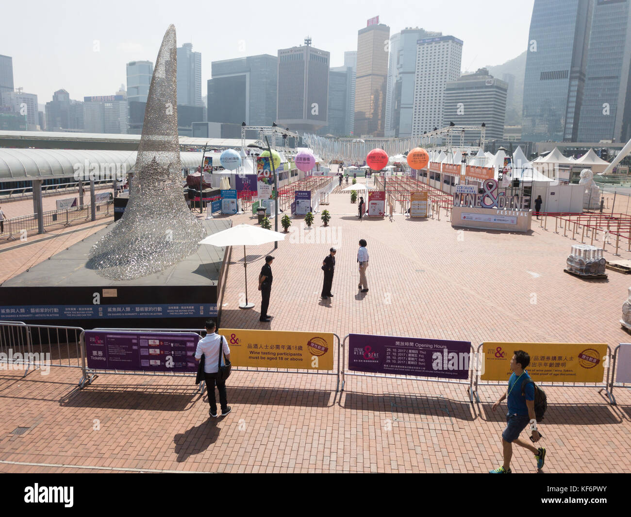 Hong Kong, Hong Kong. 26th Oct, 2017. Wine and Dine festival 2017, Hong