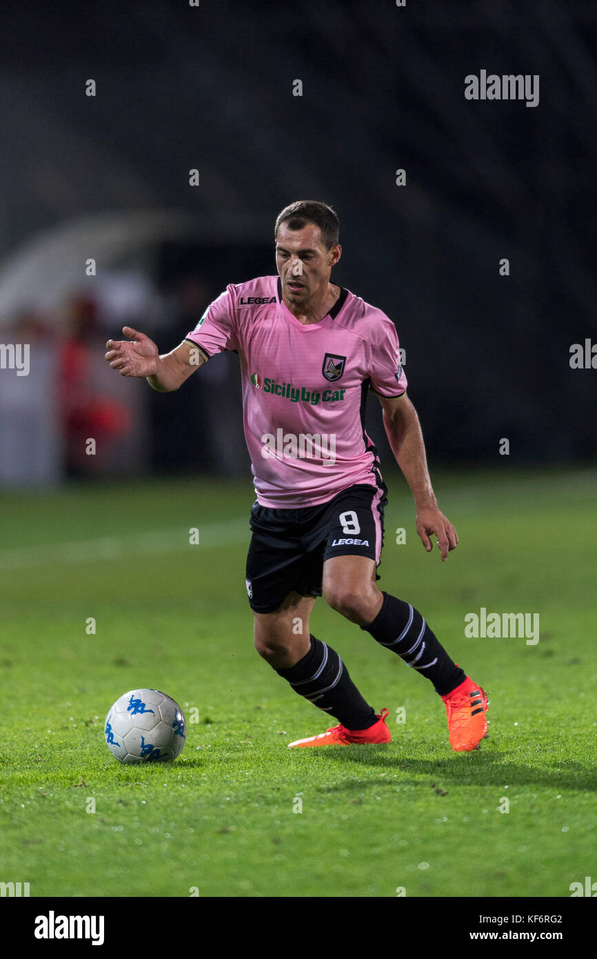 Fans of Palermo Football Club show their colors on game day, Palermo Stock  Photo - Alamy