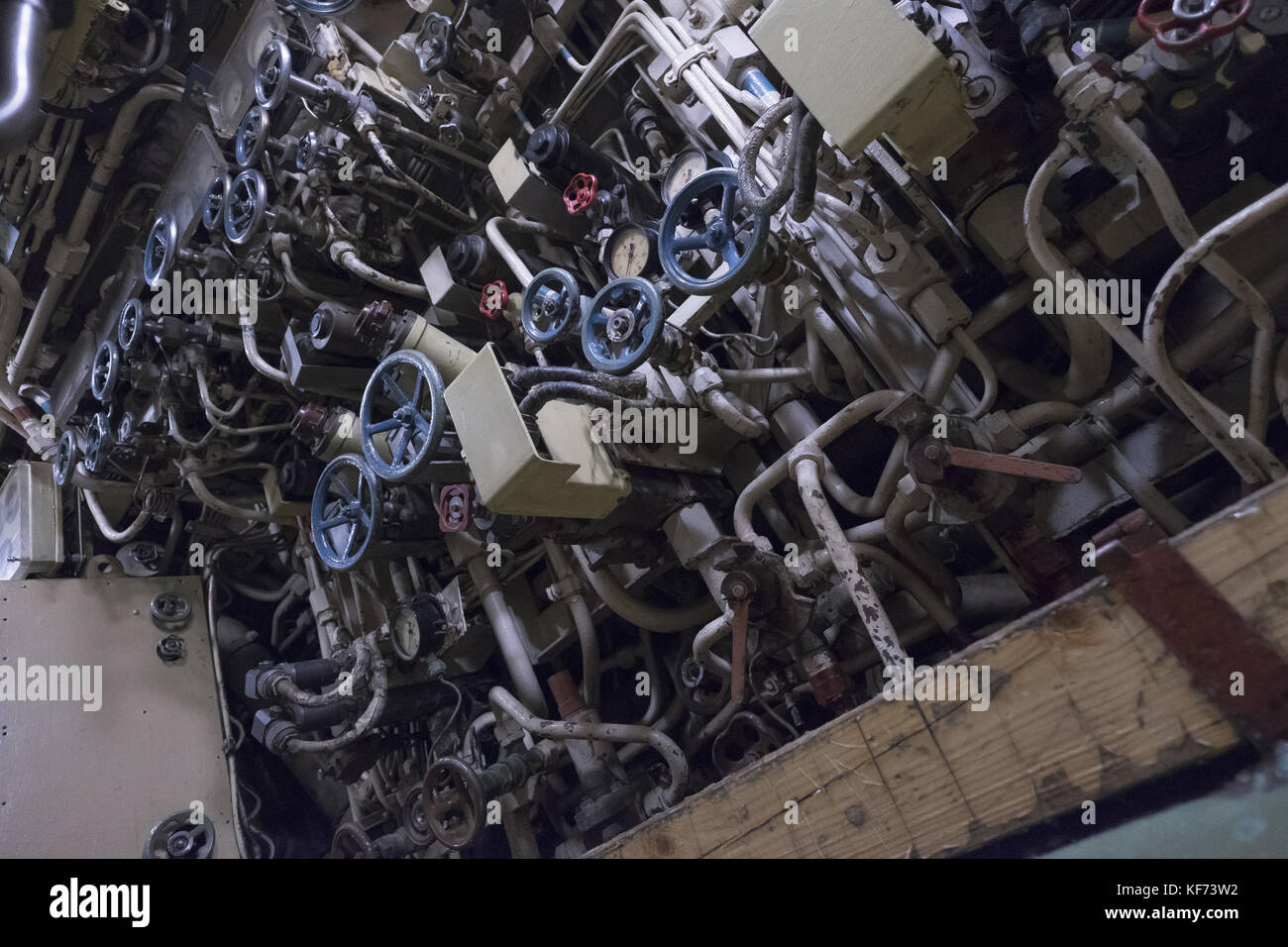 The submarine U434 in Hamburg, Germany, which left the Russian