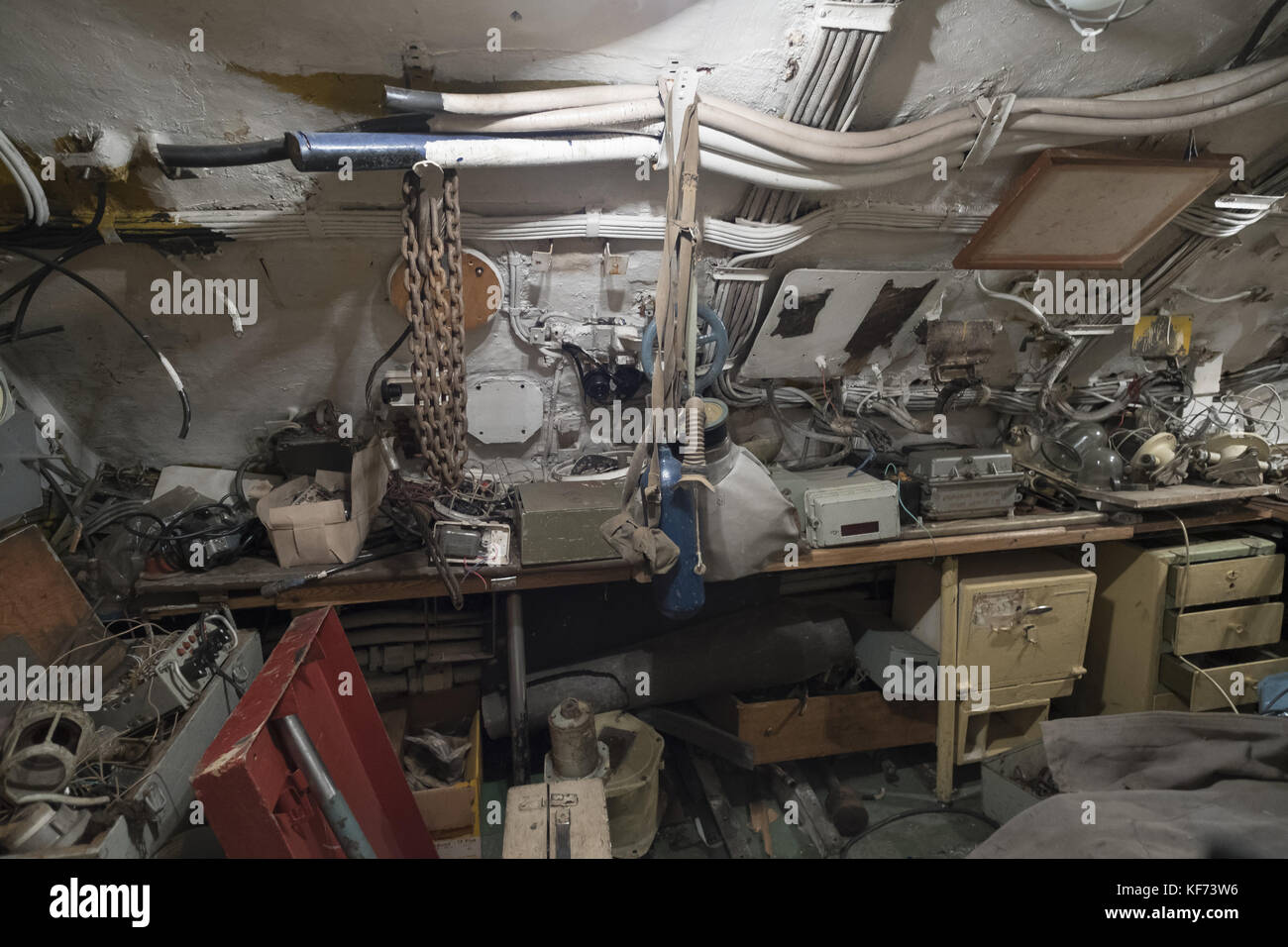 The submarine U434 in Hamburg, Germany, which left the Russian