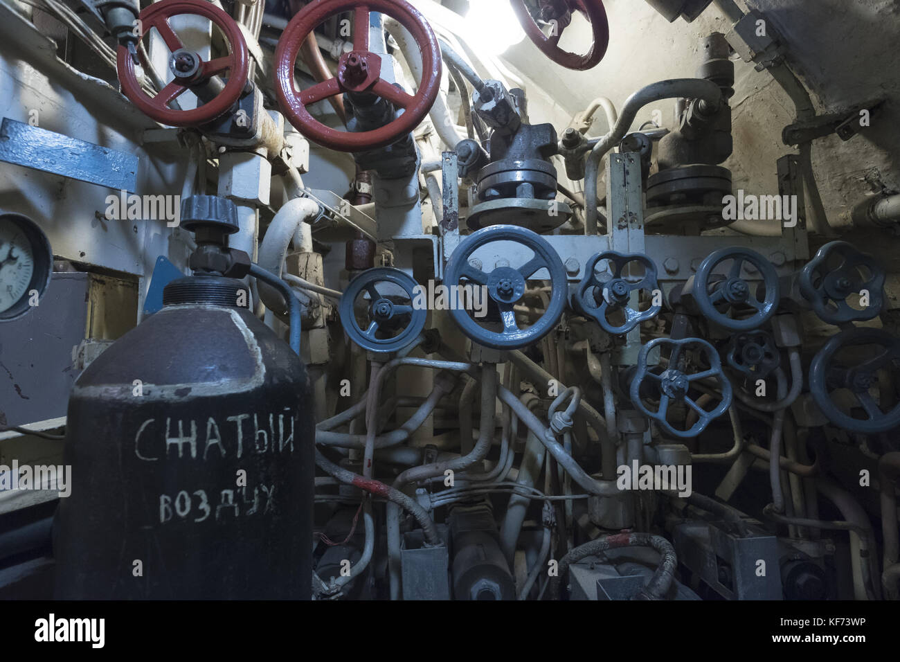 The submarine U434 in Hamburg, Germany, which left the Russian