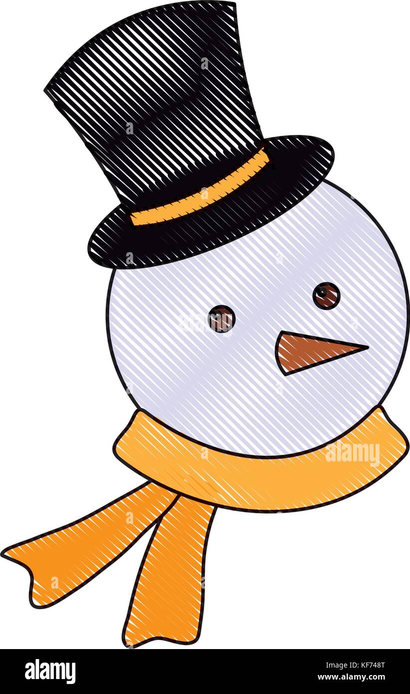 snowman icon over white background vector illustration Stock Vector ...