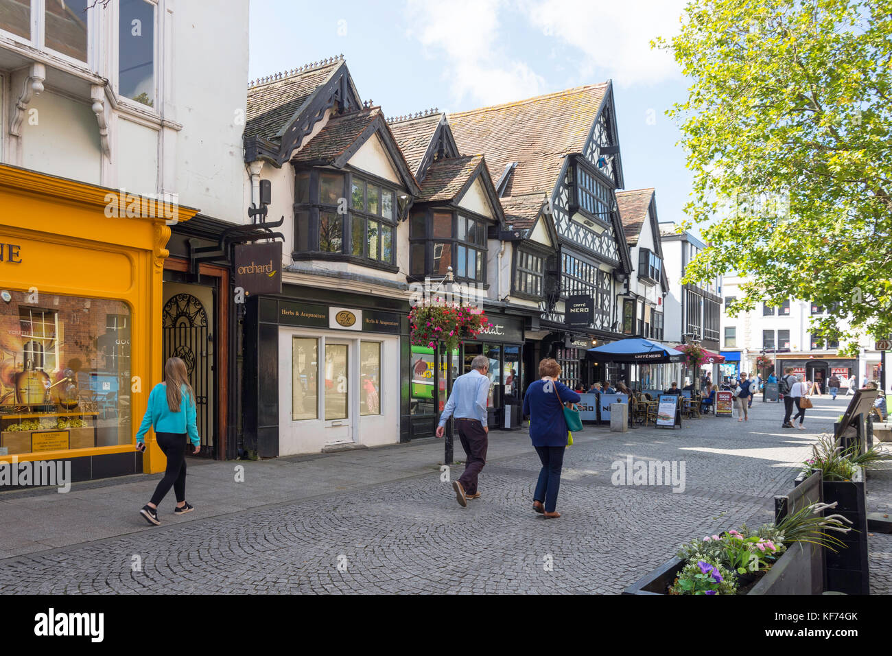Pedestrianised Fore Street, Taunton, Somerset, England, United Kingdom Stock Photo