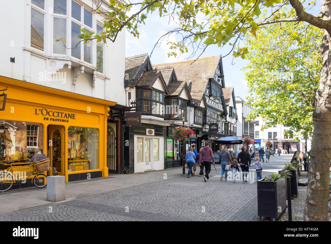 Pedestrianised Fore Street, Taunton, Somerset, England, United Kingdom Stock Photo