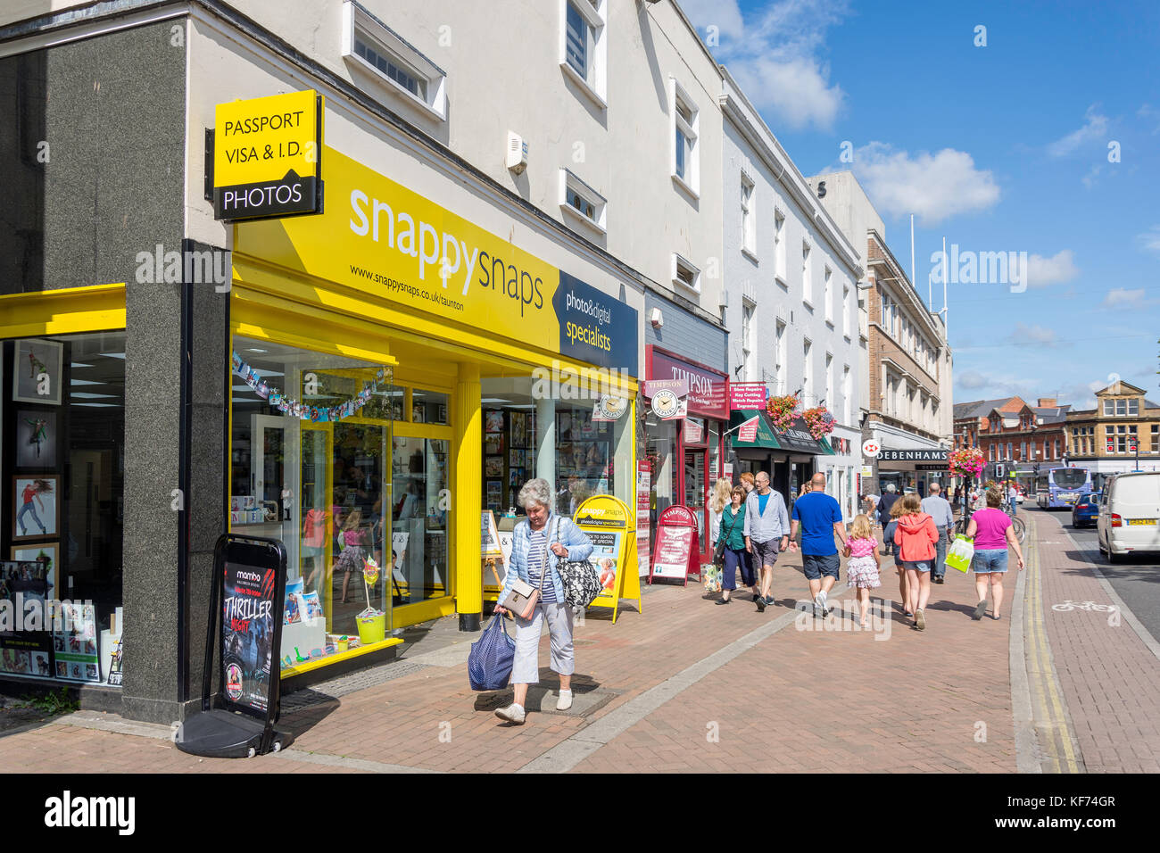 North Street, Taunton, Somerset, England, United Kingdom Stock Photo