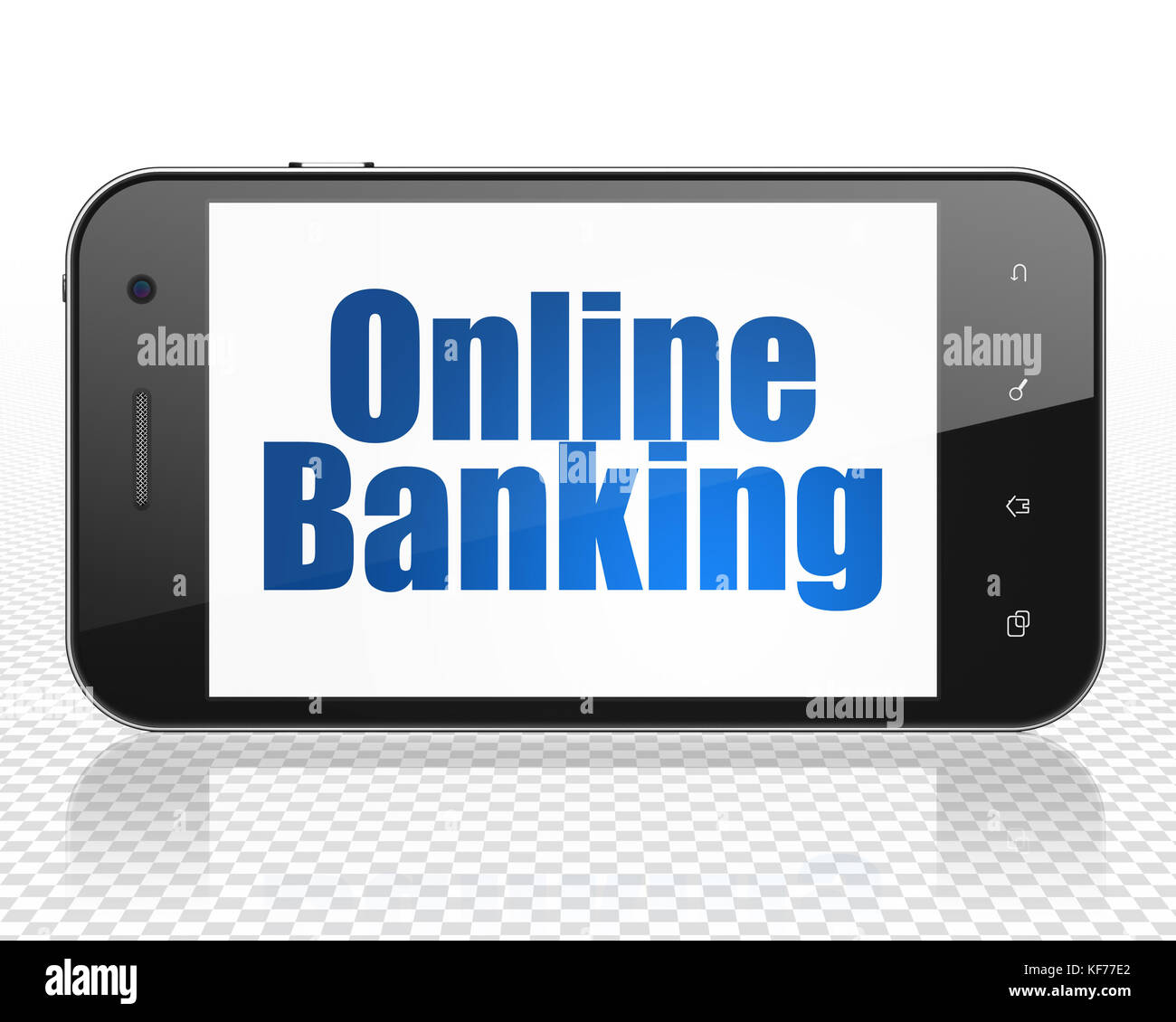 Currency concept Smartphone with Online Banking on display Stock Photo Alamy