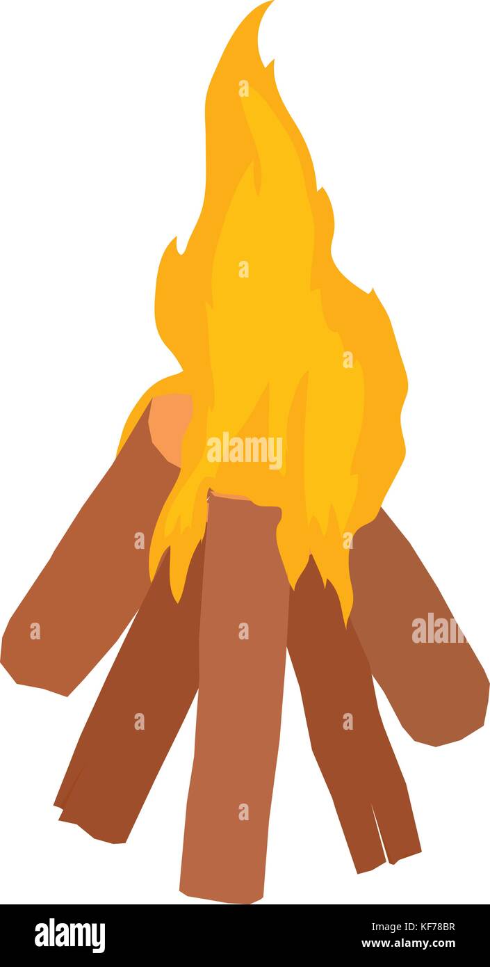 Bonfire icon, isometric style Stock Vector Image & Art - Alamy