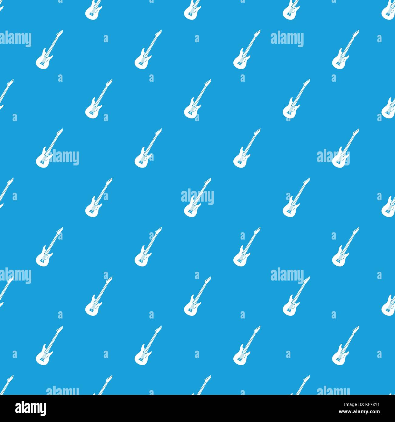 Electric guitar pattern seamless blue Stock Vector Image & Art Alamy
