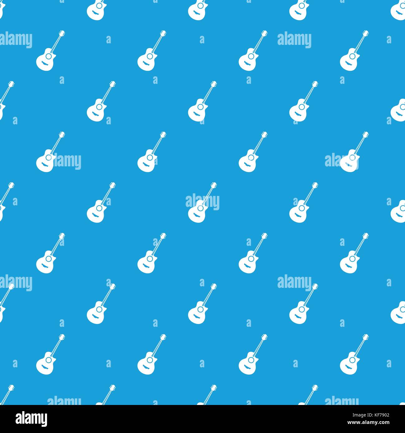 Classical guitar pattern seamless blue Stock Vector Image & Art - Alamy