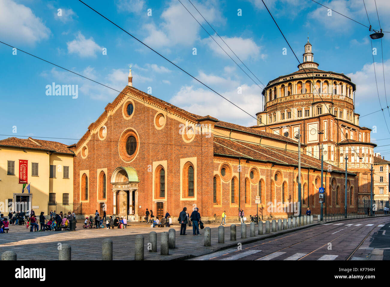 Santa Maria delle Grazie church, Milan, Lombardy, Italy Stock Photo