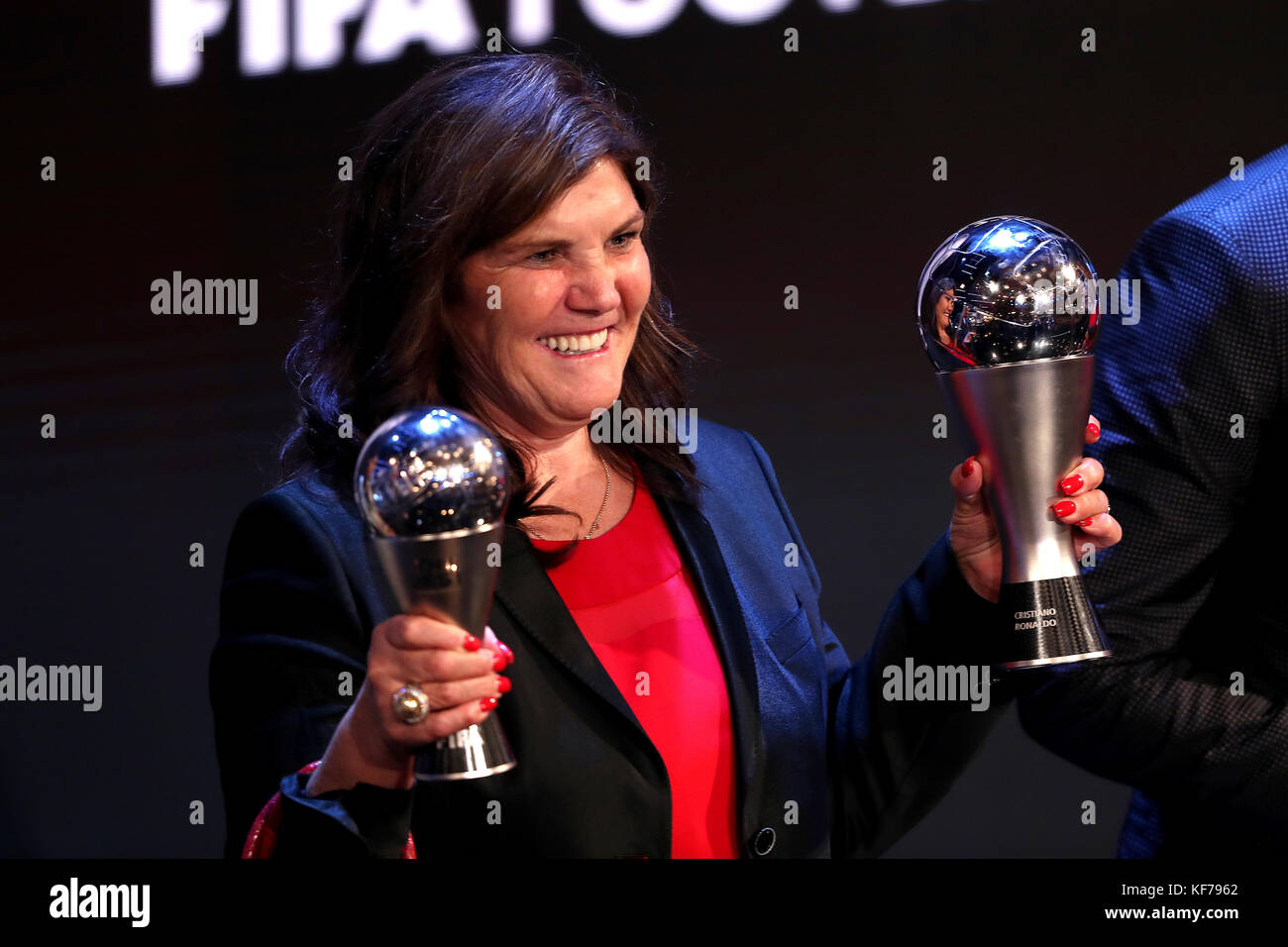 Cristiano Ronaldo's mother Maria Dolores dos Santos Aveiro Stock Photo ...
