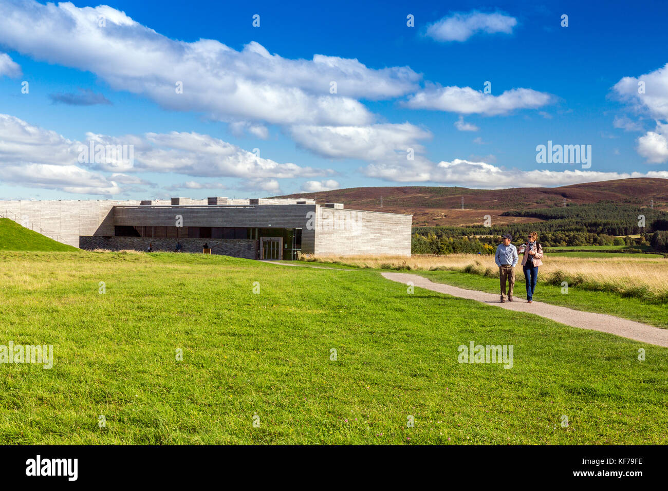 The Visitor Centre at the Culloden Battlesite site near Inverness, Scotland, UK Stock Photo