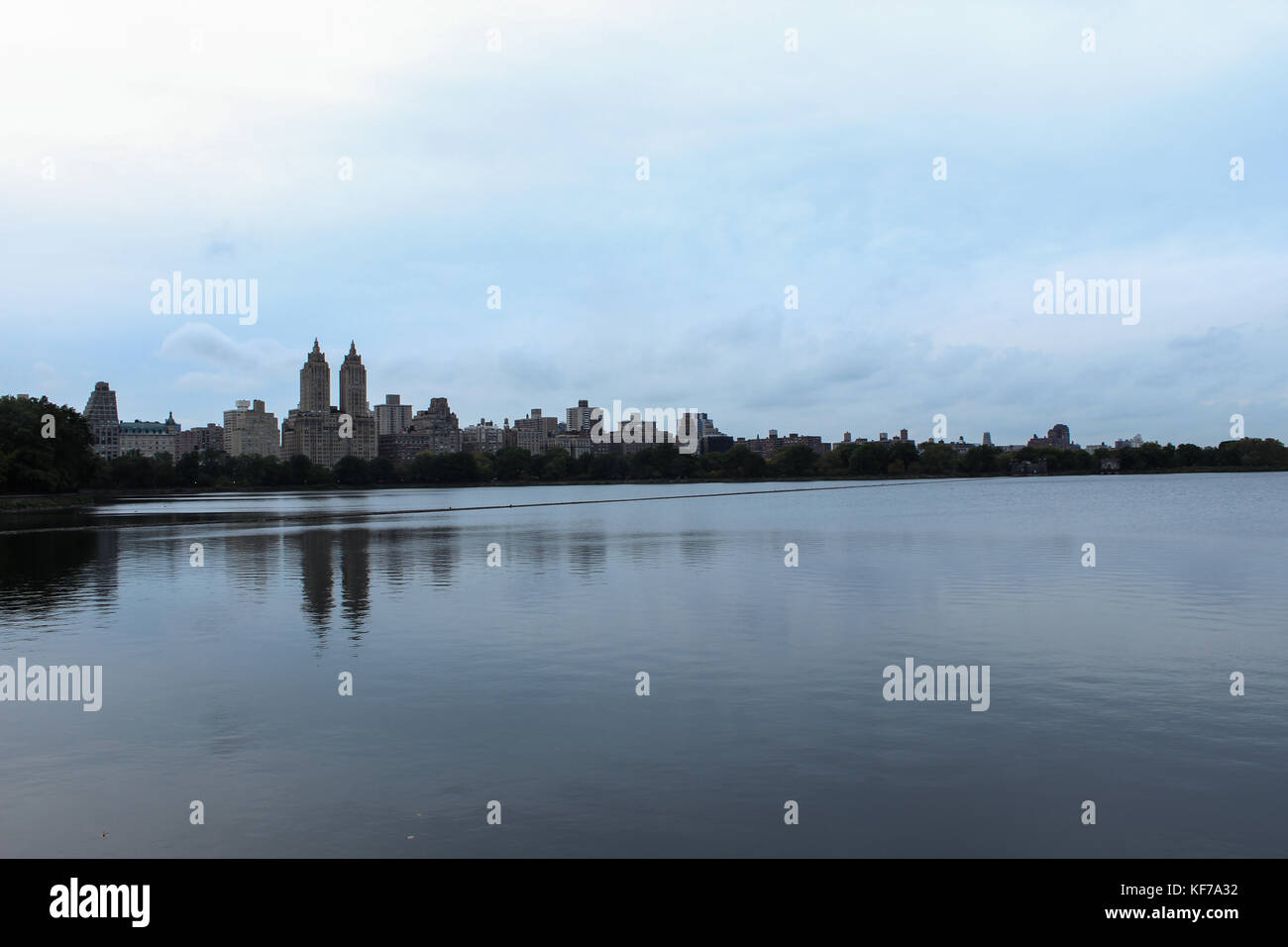 Skyline from Central Park Stock Photo