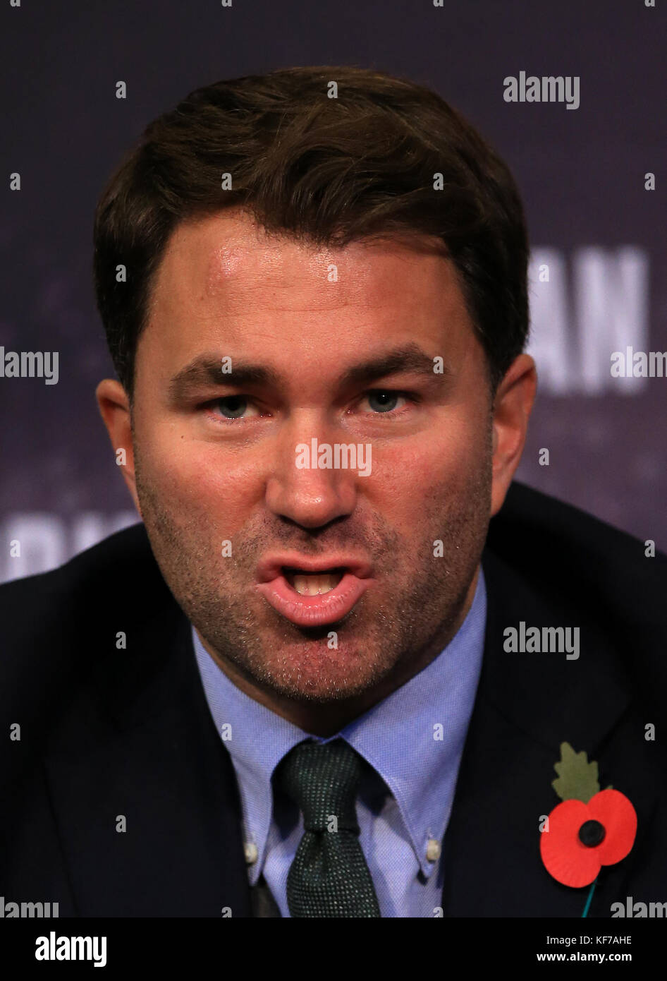 Promoter Eddie Hearn during the press conference at the National Museum Cardiff Stock Photo Alamy Promoter Eddie Hearn during the press conference at the National Museum Cardiff Stock Photo Alamy