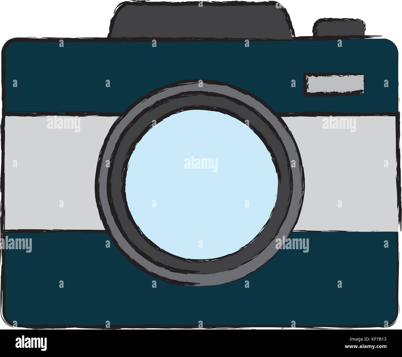 camera icon over white background vector illustration Stock Vector ...