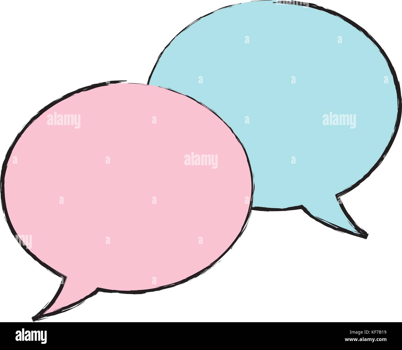 speech bubble icon over white background vector illustration Stock ...
