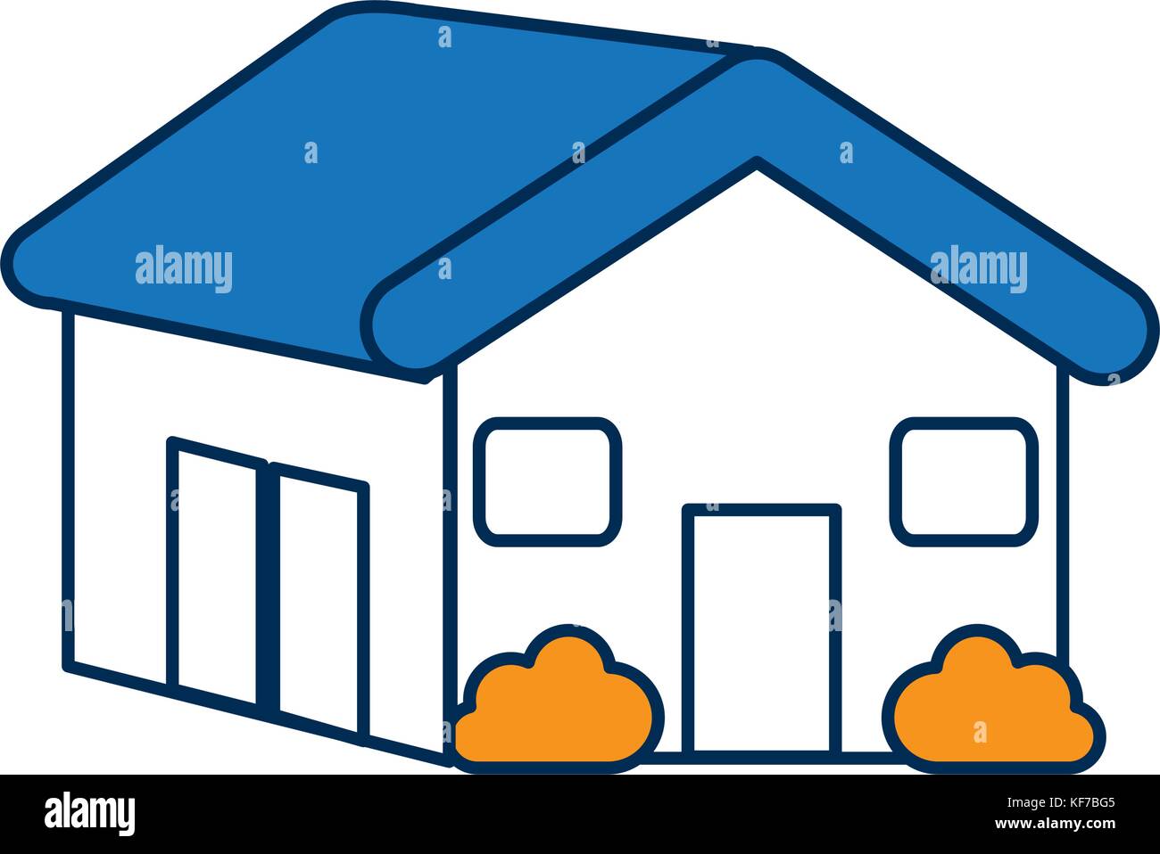 house icon over white background vector illustration Stock Vector Image ...