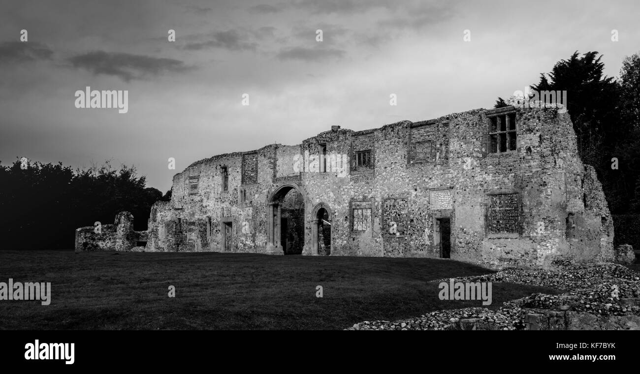 Thetford Priory Ruins - Norfolk Stock Photo