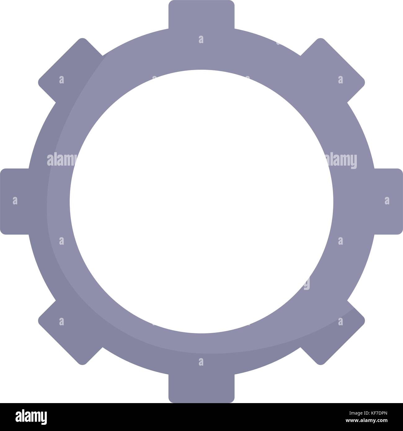 gear icon over white background vector illustration Stock Vector Image ...