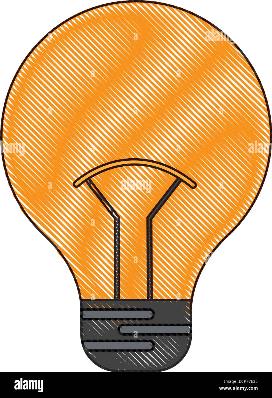 light bulb icon over white background vector illustration Stock Vector ...