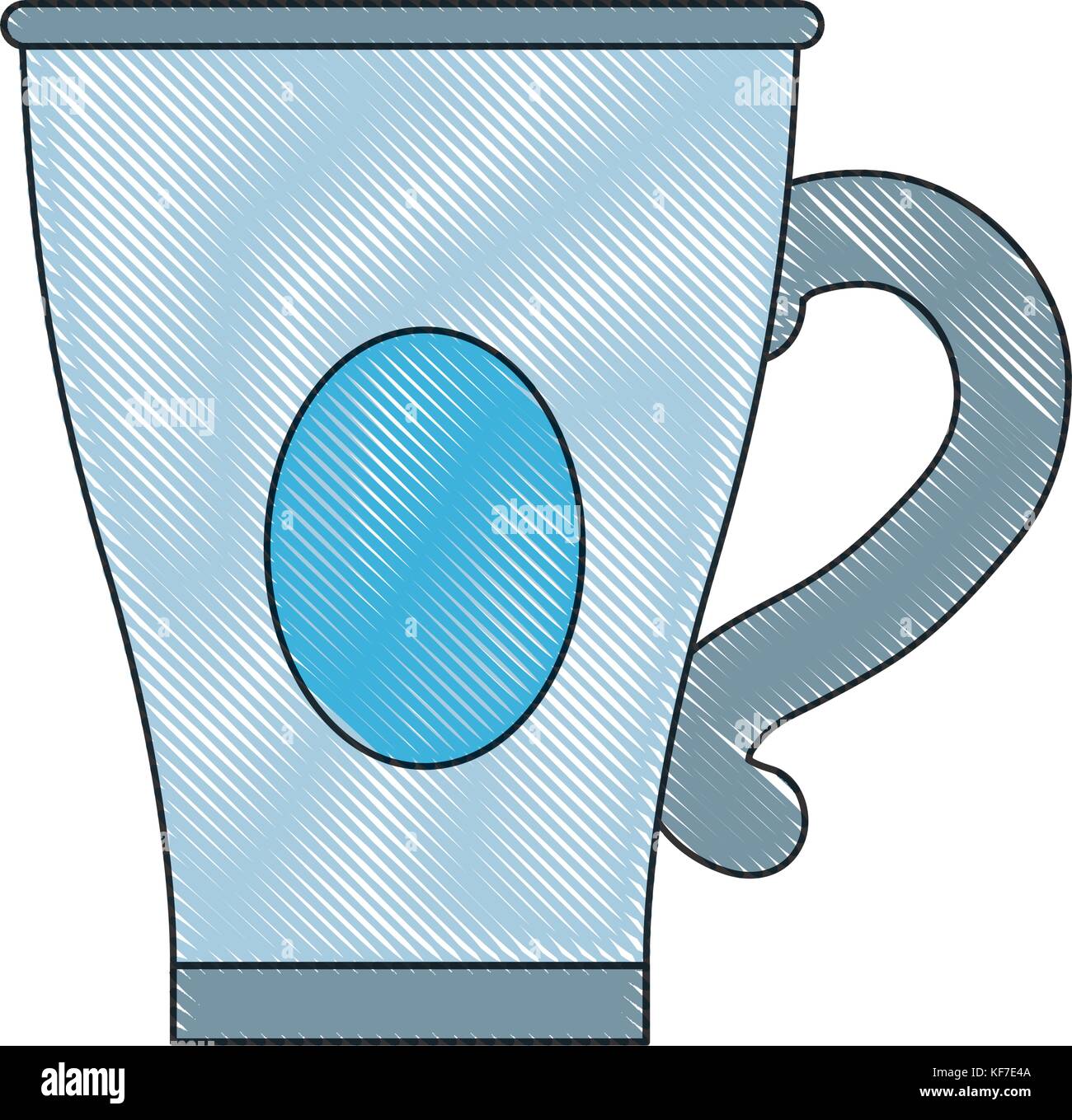 coffee mug icon over white background vector illustration Stock Vector ...