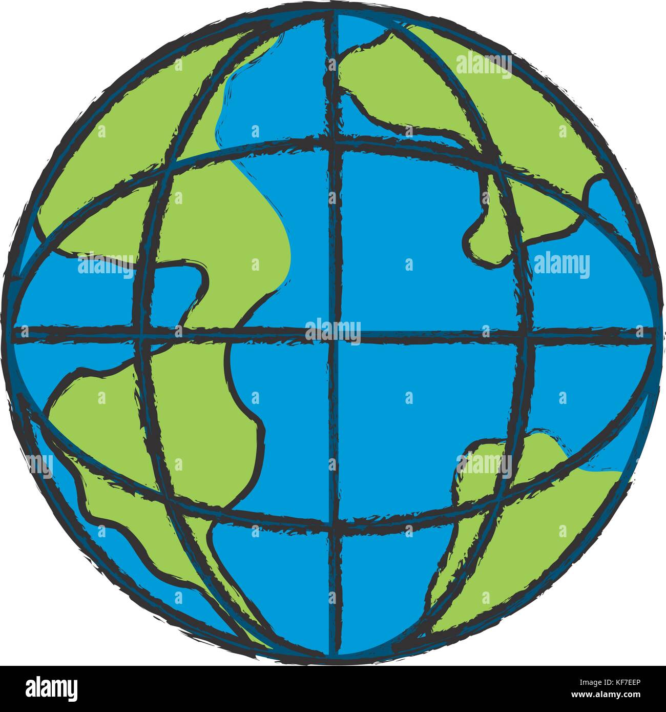 earth planet icon over white background vector illustration Stock ...