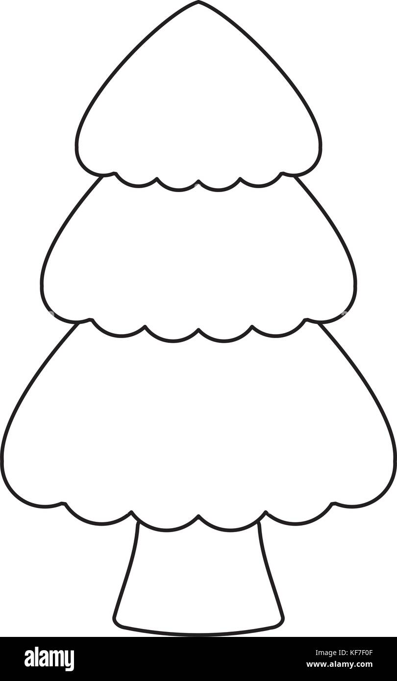 pine tree icon over white background vector illustration Stock Vector ...