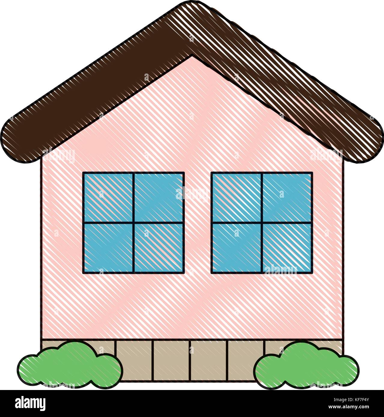 house icon over white background vector illustration Stock Vector Image ...