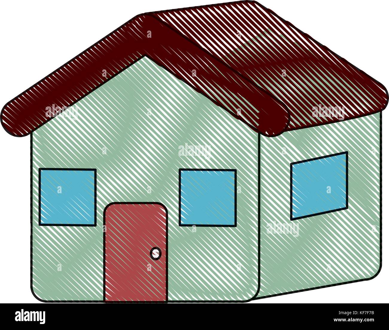 house icon over white background vector illustration Stock Vector Image ...