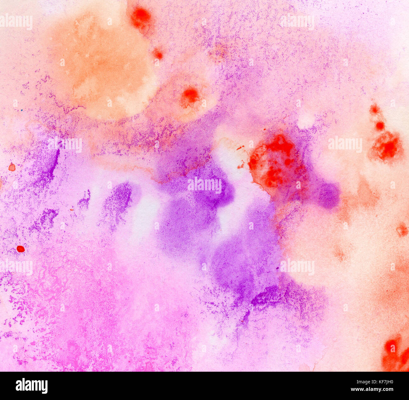 Abstract painted watercolor background on paper texture Stock Photo - Alamy