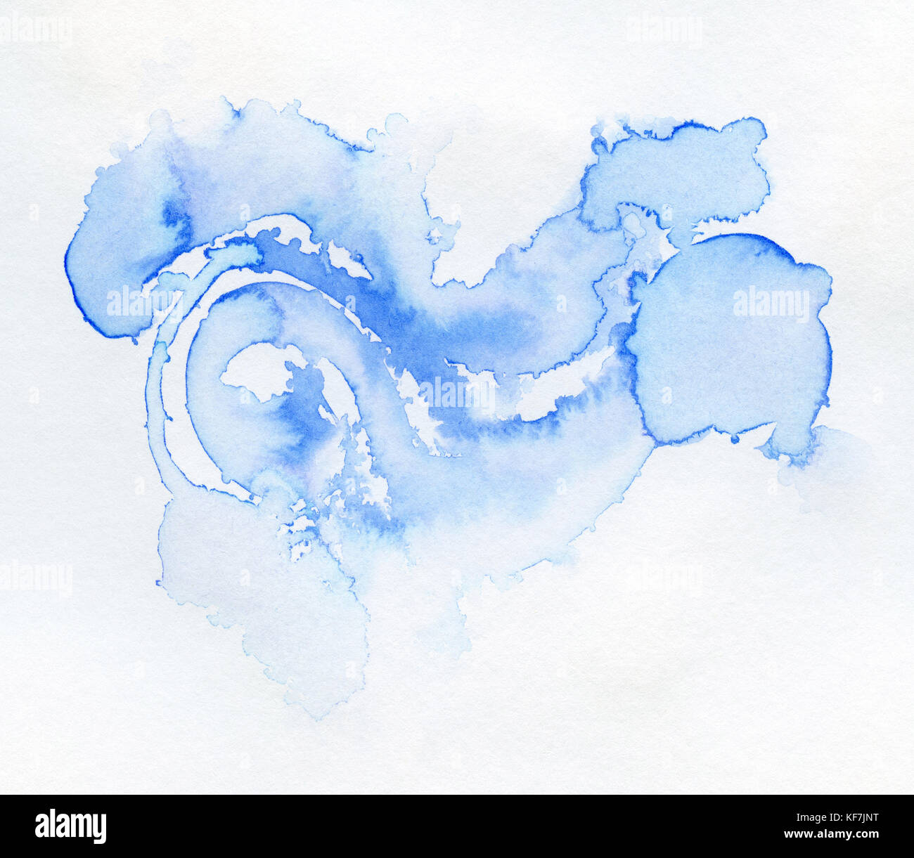 Abstract painted watercolor background on paper texture Stock Photo - Alamy