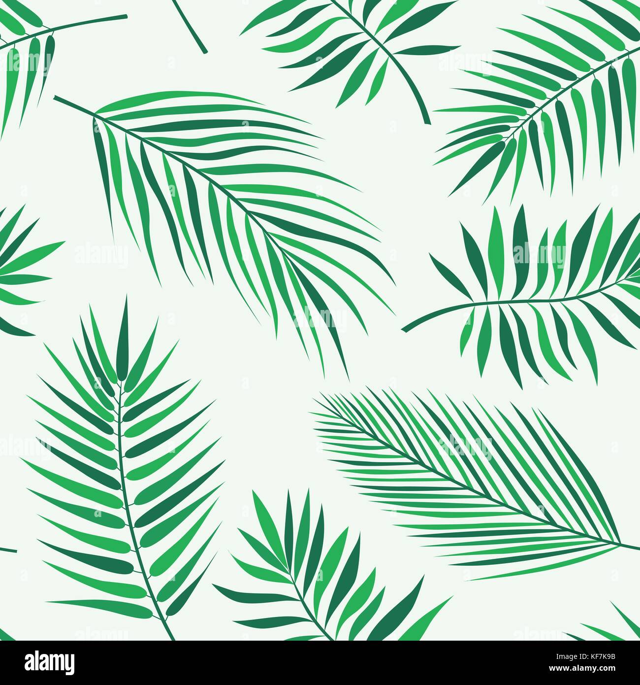 Tropical Palm Leaves Pattern Seamless Modern Material Design Background Stock Vector Image Art Alamy