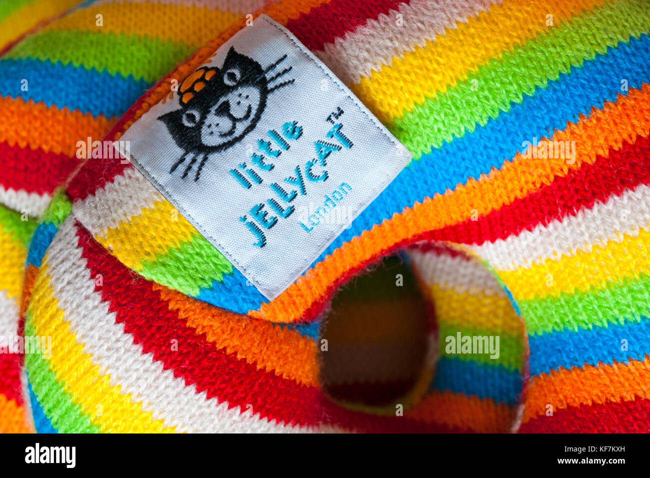 Little Jellycat label on toy snake Stock Photo - Alamy
