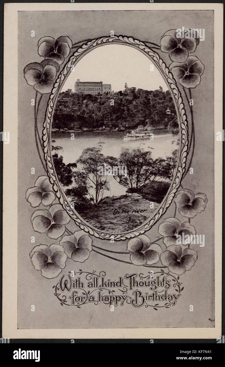 Happy Birthday, 1910 (8286898134 Stock Photo Alamy