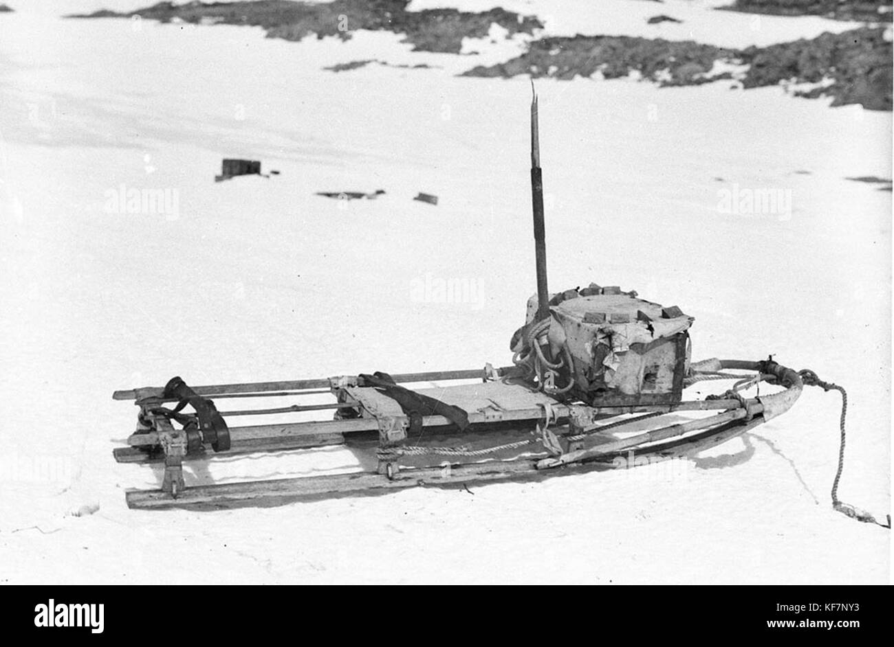 Mawson's half sledge Stock Photo