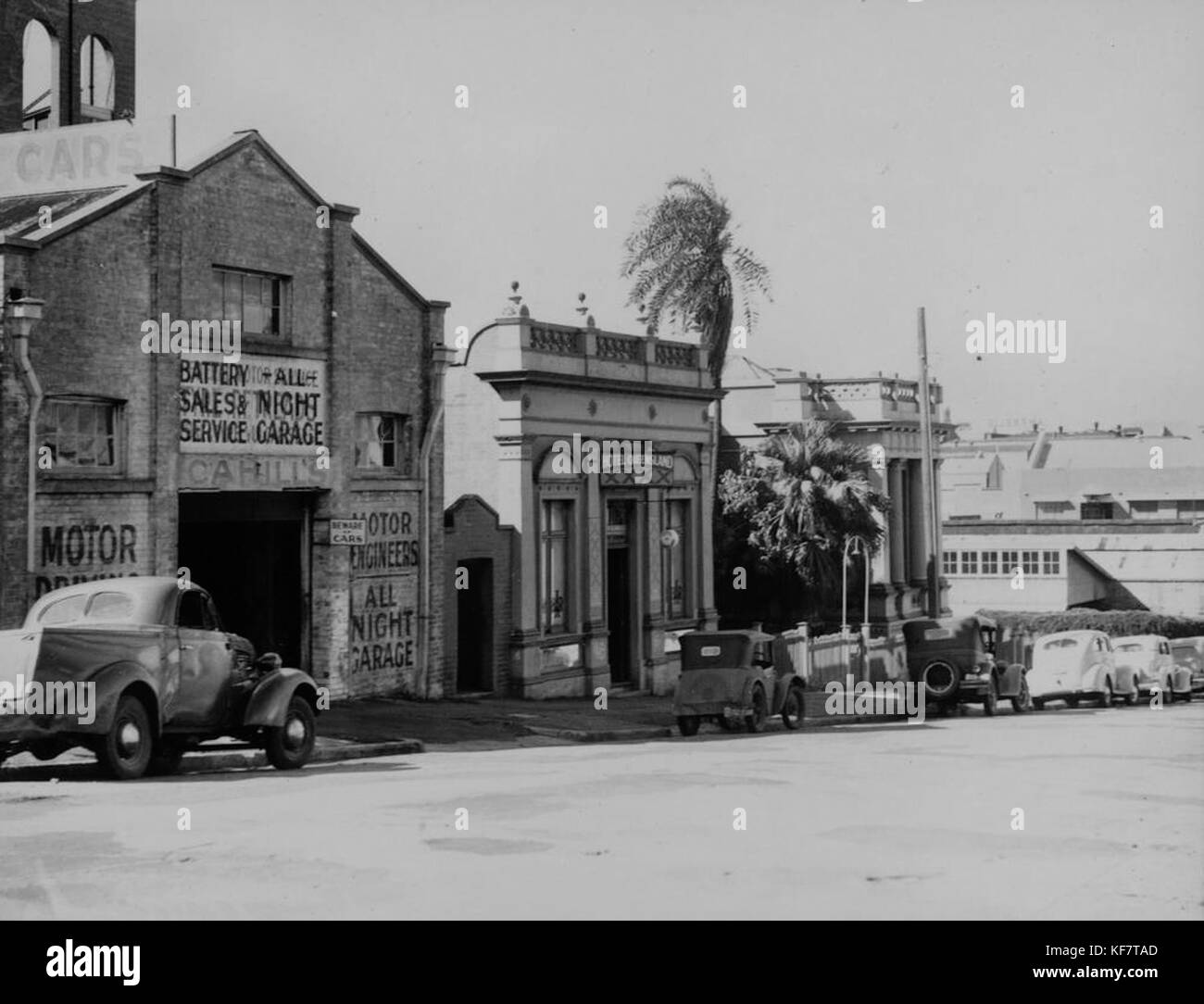 1 104872 Hotel Queensland on Mary Street, Brisbane, 1939 Stock Photo