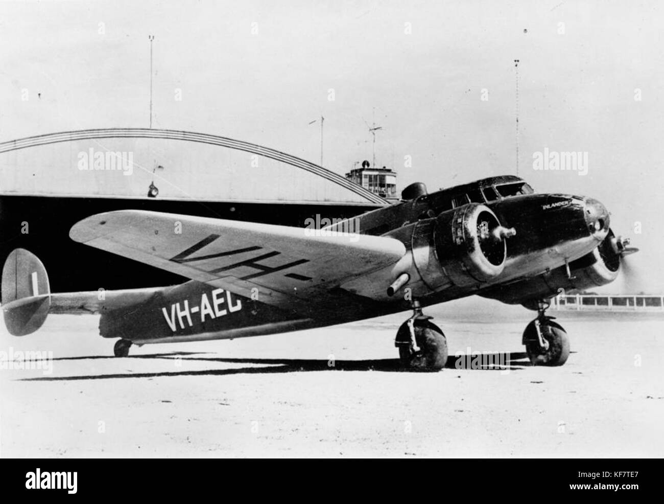 1 115540 Lockheed Model 10a, operated by QEA, ca. 1941 Stock Photo