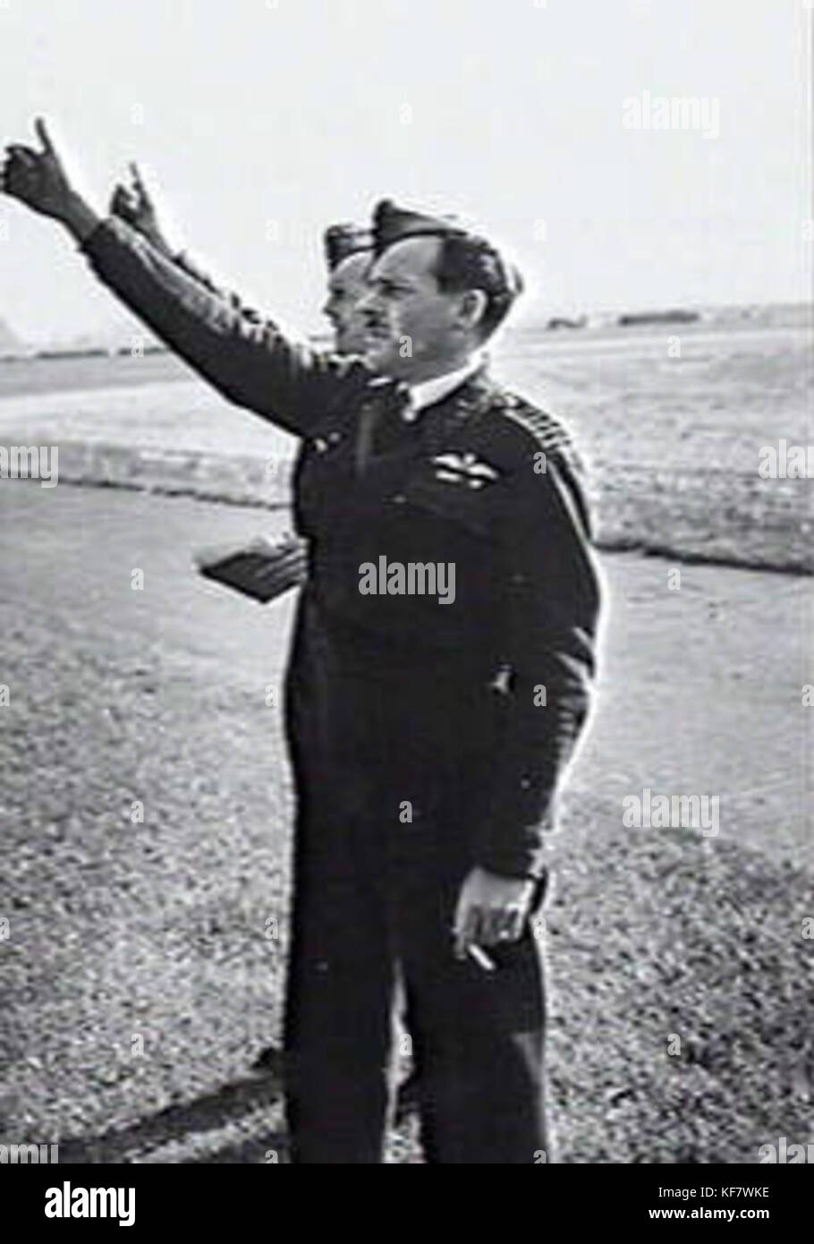 Group Captain Forsyth RAAF at Driffield AWM UK1916 Stock Photo