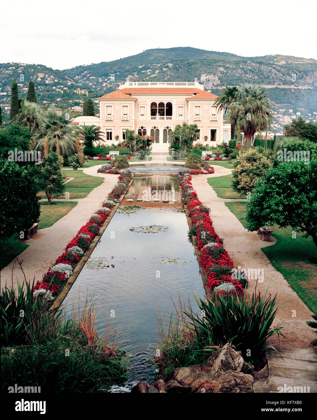 FRANCE, exterior of the Rothschild Mansion, Nice Stock Photo