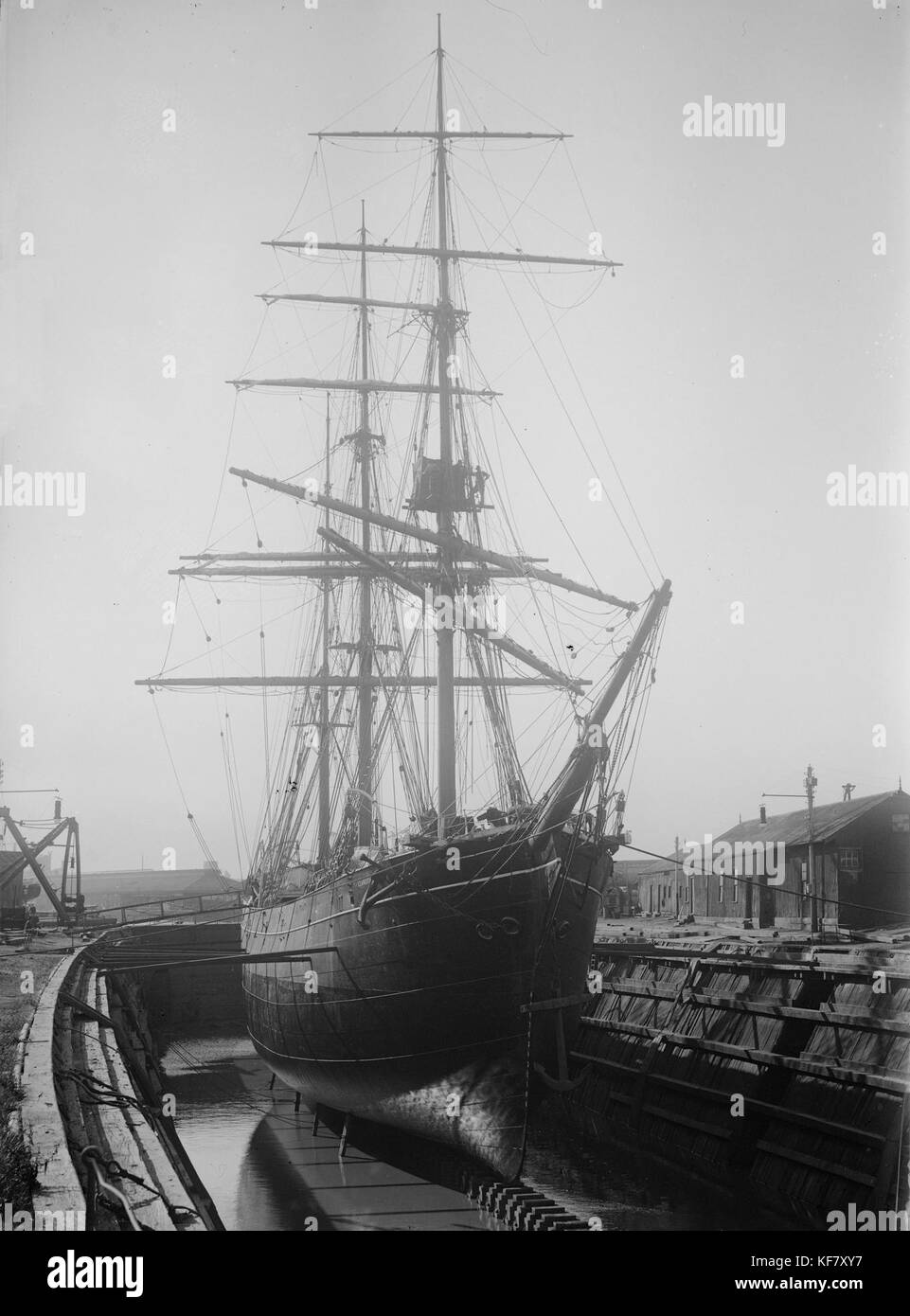 Llanquihue (ship, 1876)   SLV H91.250 963 Stock Photo