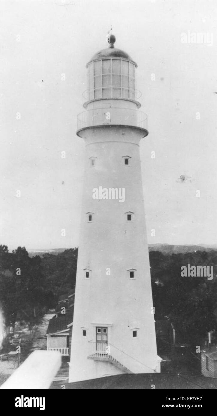 Sandy Cape Lighthouse on Fraser Island, Queensland Stock Photo