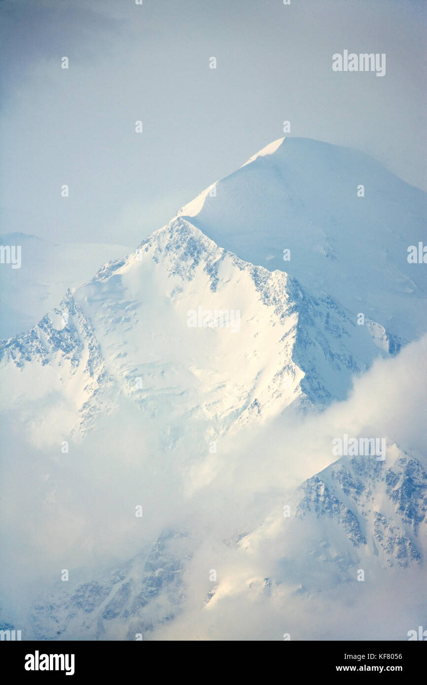 USA, Alaska, the North Peak summit of Mount Denali, Denai National Park Stock Photo
