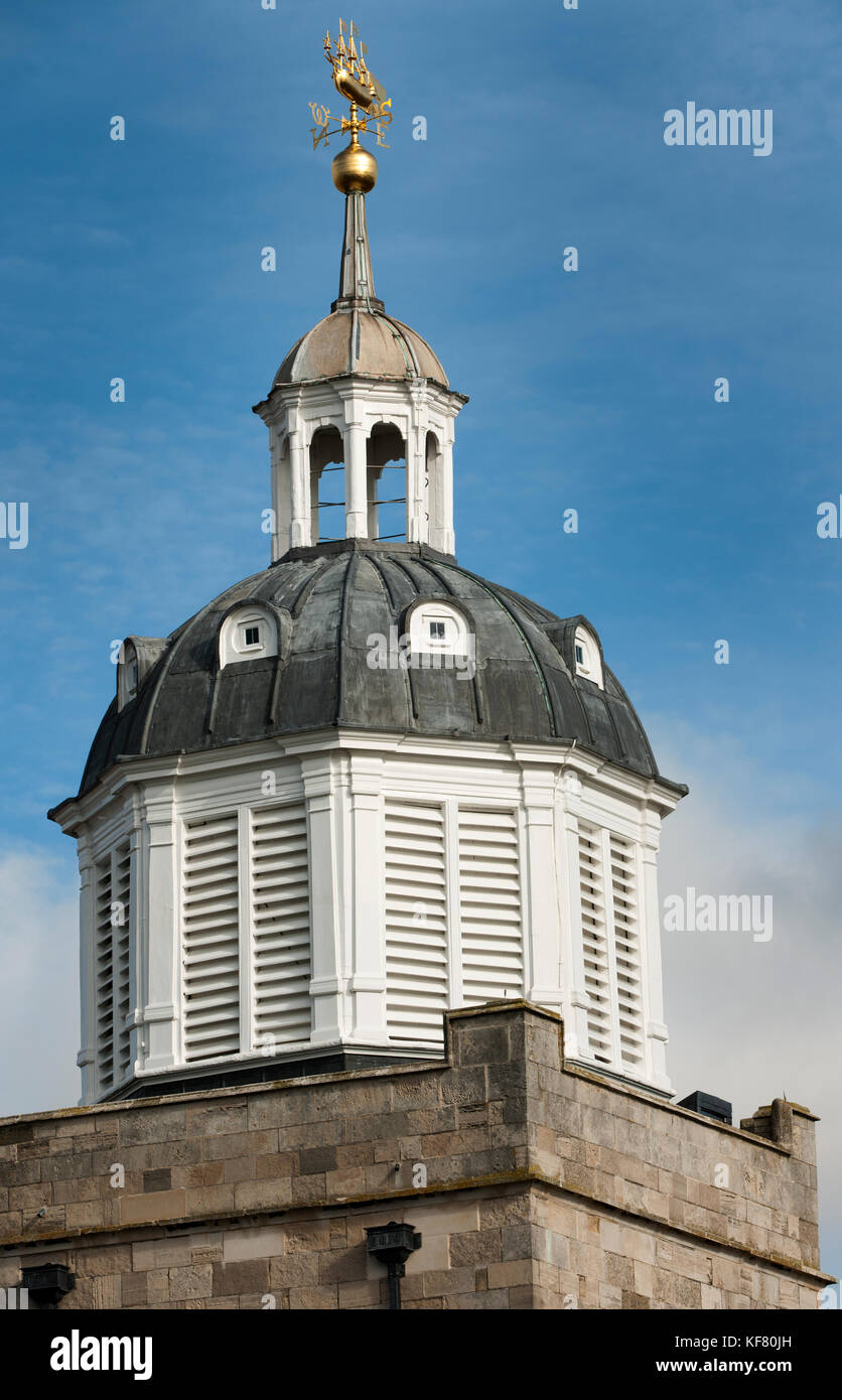 Tower of Portsmouth Cathedral, High Street, Old Portsmouth, Portsmouth, Hampshire, England, UK Stock Photo
