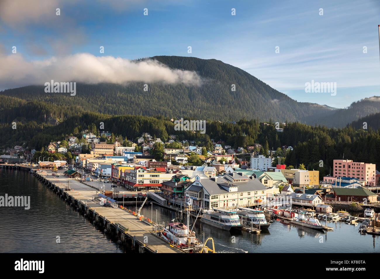 USA, Alaska, Ketchikan, the Port of Ketchikan Stock Photo Alamy