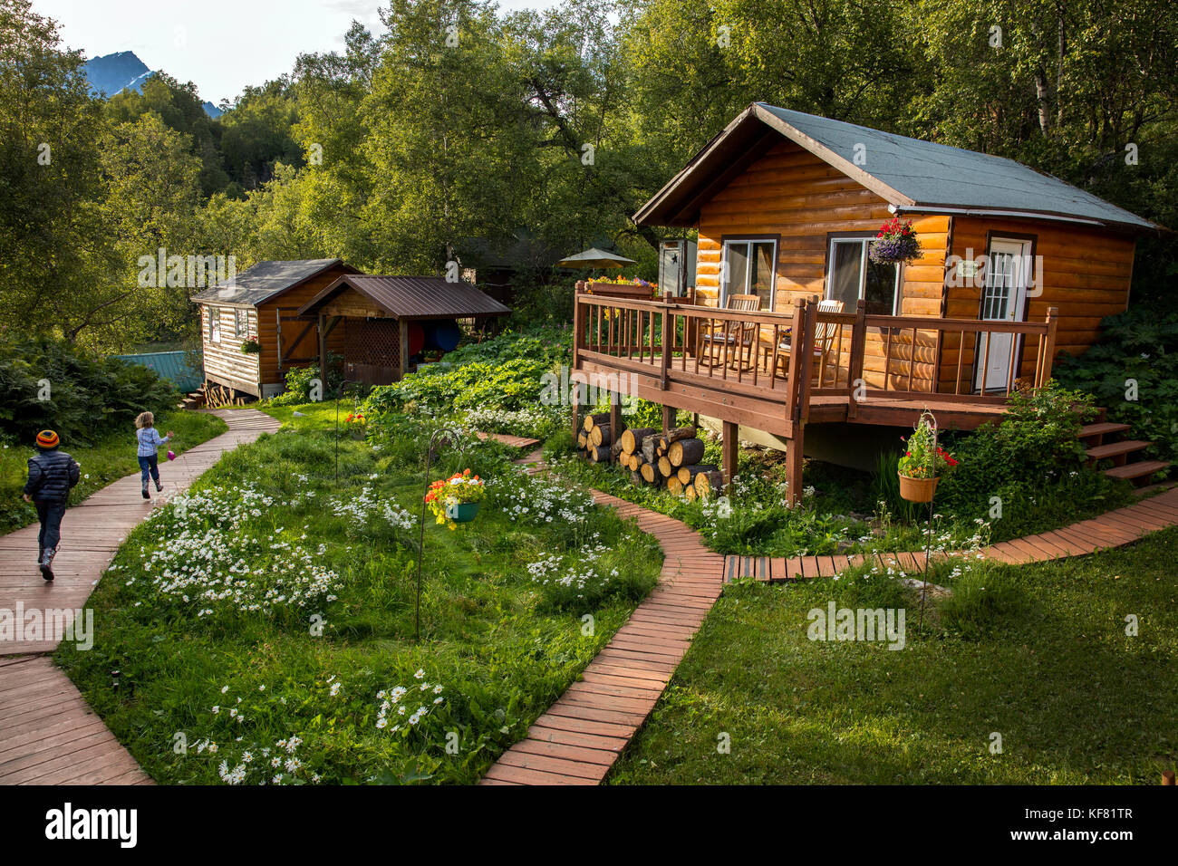Usa Alaska Redoubt Bay Big River Lake The Cabins At Redoubt