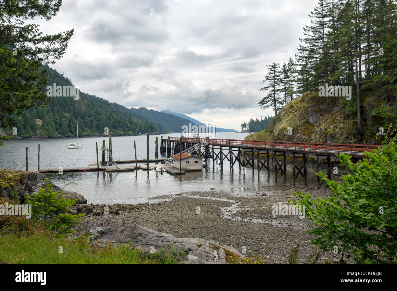 CANADA, Vancouver, British Columbia, Gambier Island, in the Howe Sound