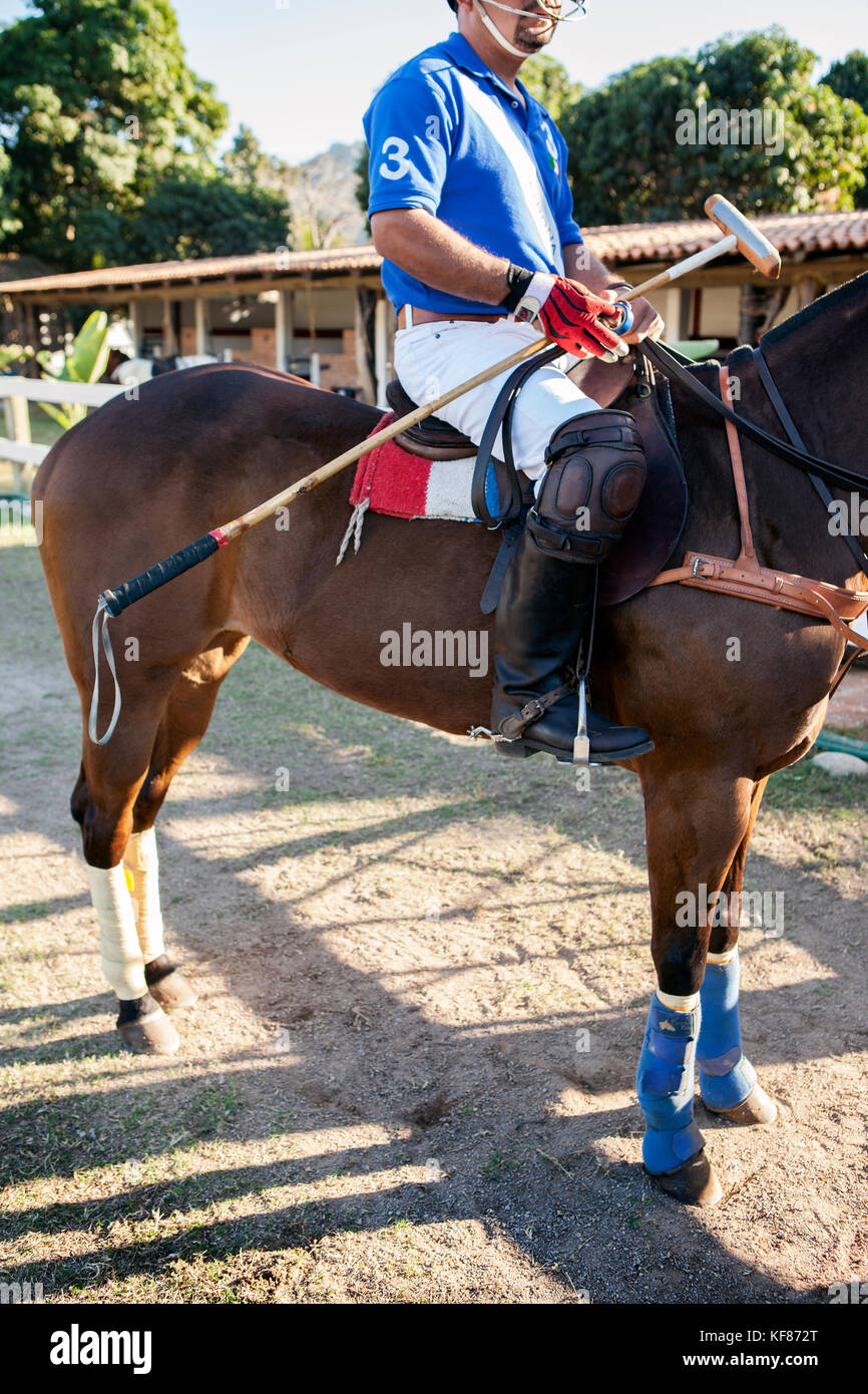 MEXICO, San Pancho, San Francisco, La Patrona Polo Club, players prepare  for the first match of the day Stock Photo - Alamy