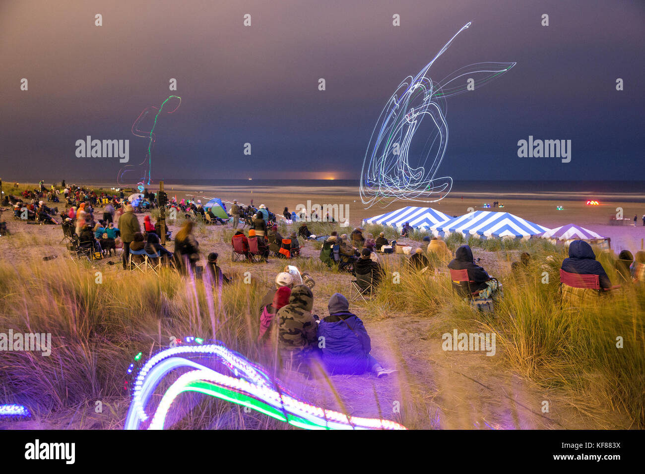 USA, Washington State, Long Beach Peninsula, International Kite